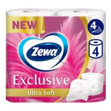 Туалетний папір Zewa Exclusive Ultra Soft 4 шари, 4 рулони